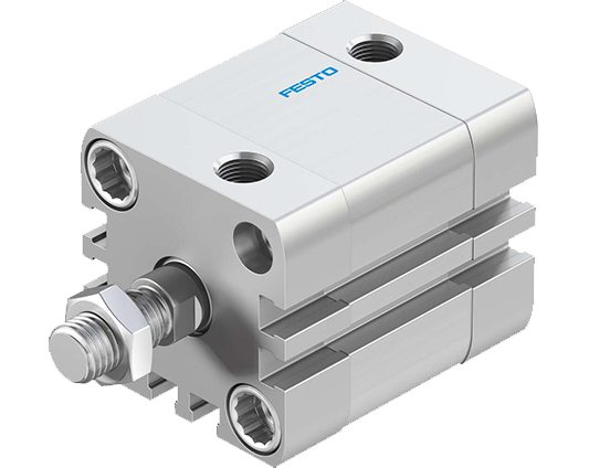 جک پنوماتیک adn با قطر سیلندر ۳۲ میلیمتر و کورس ۱۵ میلیمتر